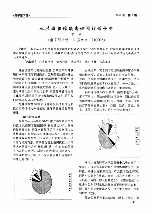 公共图书馆读者借阅行为分析