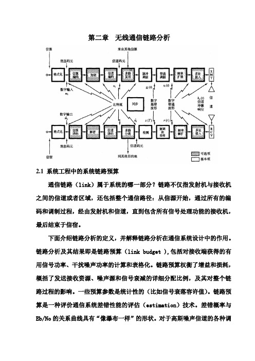 第二章  无线通信链路分析