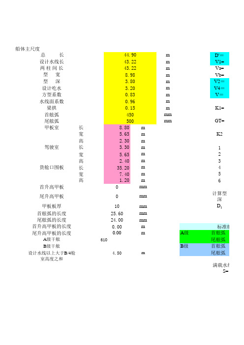 豫宛货0818货船计算书D=3.8