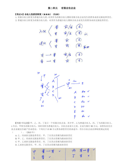 合伙人性质、法定与约定、解散与清算