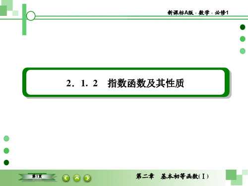 高中数学必修一-《指数函数及其性质》课件