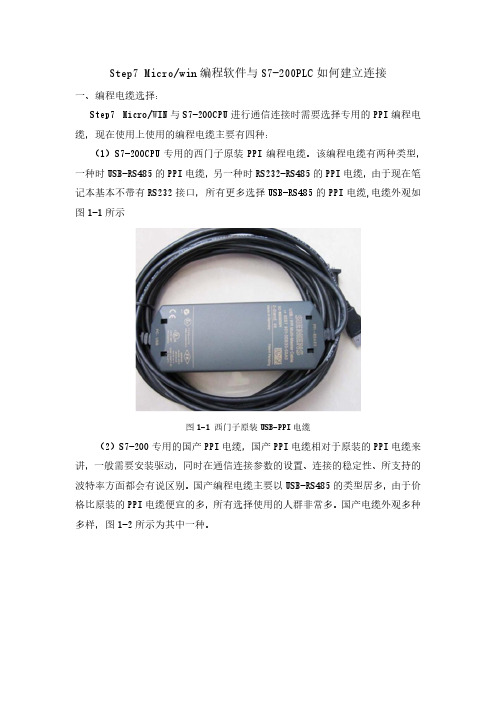 S7-200与软件通信连接设置