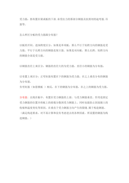 各种类型钢筋详解