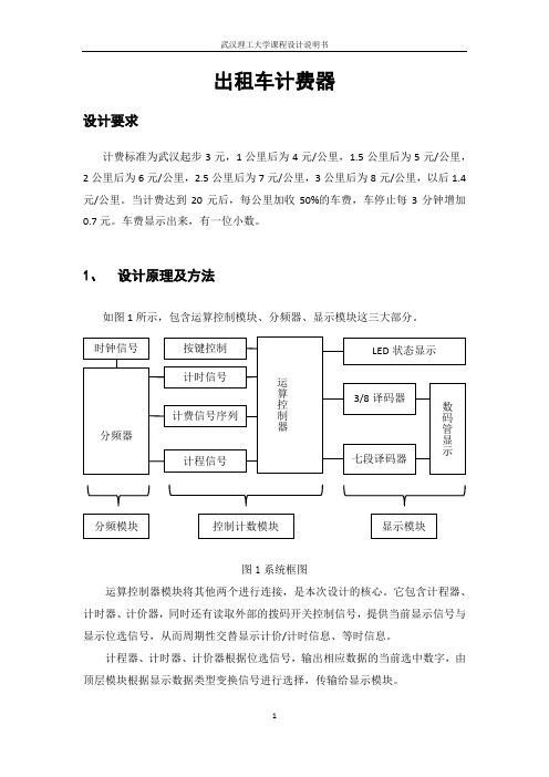 出租车计费器