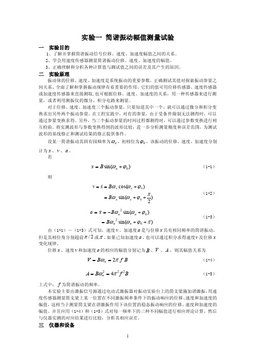 实验1用“李萨如图形法”测量简谐振动的频率