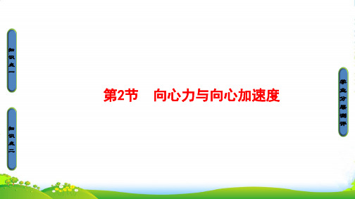 高中物理(鲁科版必修2)同步课件:第4章 第2节 向心力与向心加速度