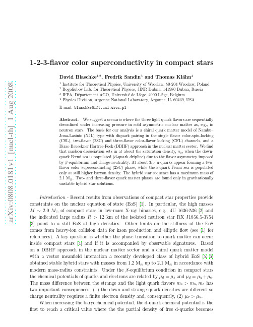 1-2-3-flavor color superconductivity in compact stars