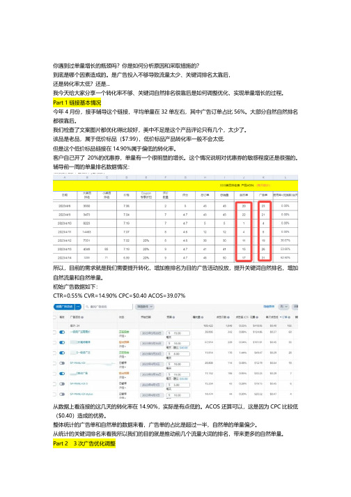 亚马逊关键词排名提升打法