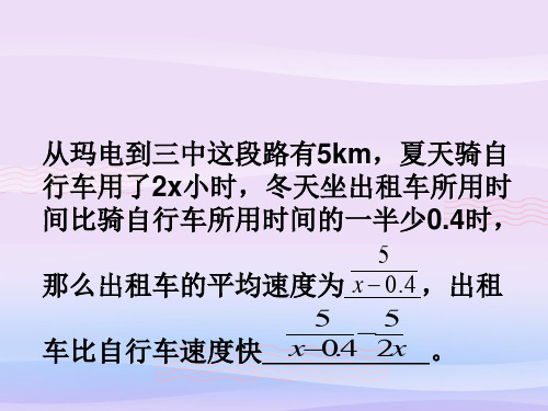 人教版八年级数学上册教学课件-15.2.2 分式的加减第一课时 教学课件