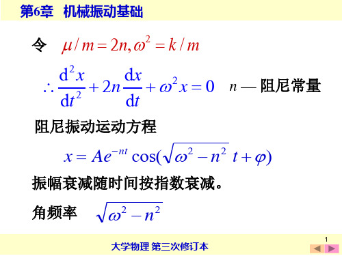 阻尼振动和受迫振动简介分析ppt课件.ppt