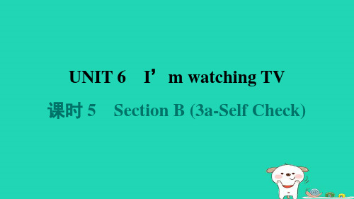 七年级英语下册Unit6I'mwatchingTV课时5SectionB3a_SelfCheck课件