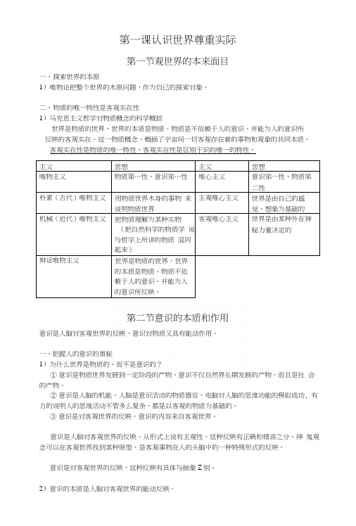 上海高中政治哲学第一课.docx