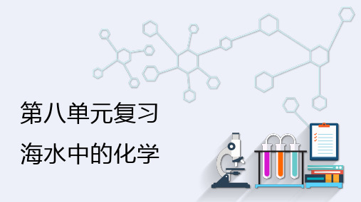 第八单元  海水中的化学 复习课件 鲁教版化学九年级下册