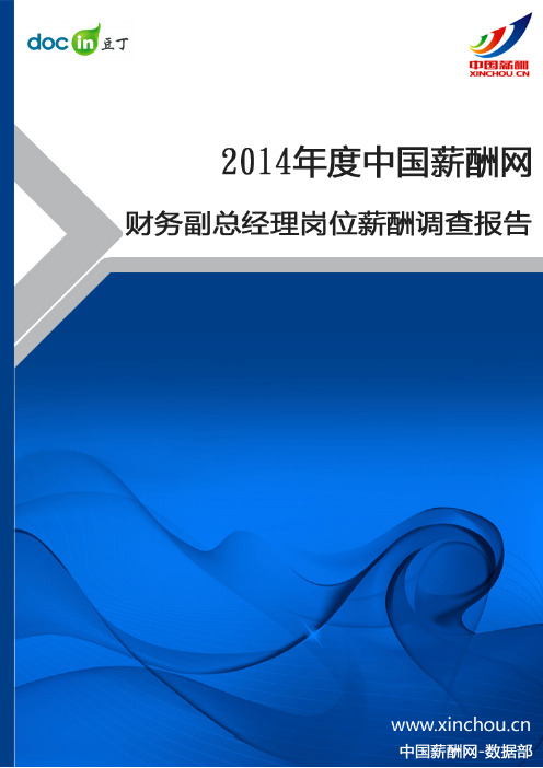 2014年财务副总经理岗位薪酬调查报告