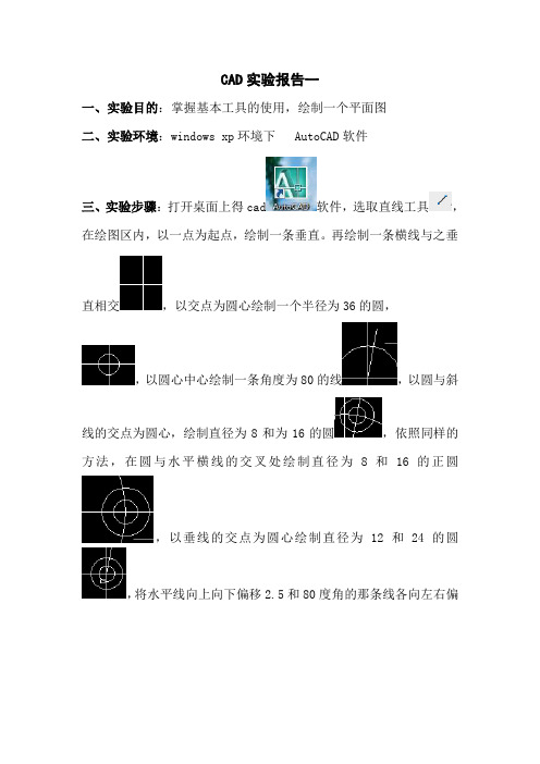 cad实验报告