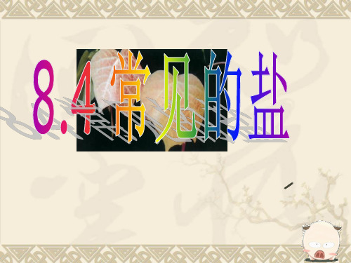 8.4 常用的盐1233417422