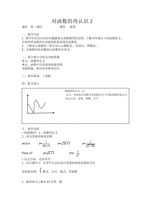 对函数的再认识