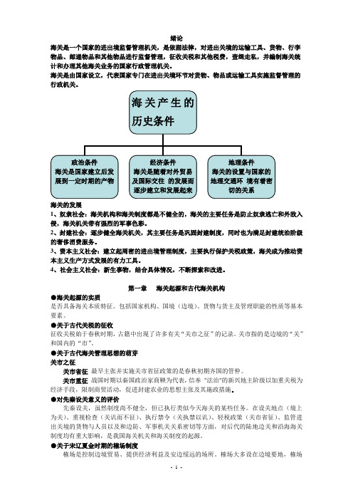 海关概论