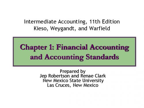 Intermediate Accounting (New Mexico State University)ch01