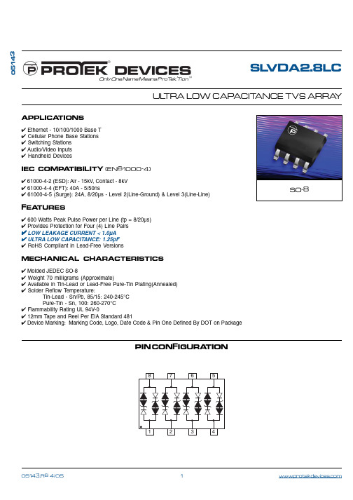 SLVDA2.8LC中文资料