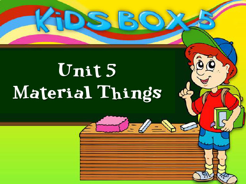 小学剑桥英语五年级下册 Unit5-Material things