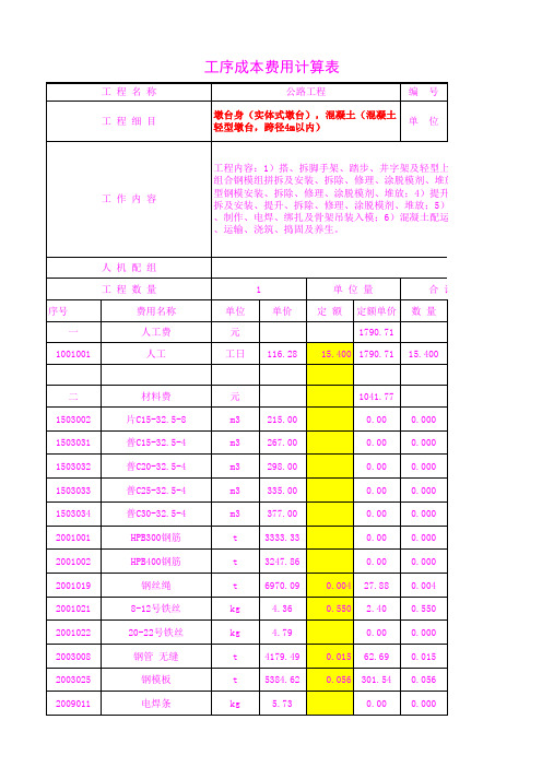 4602.02混凝土(混凝土轻型墩台,跨径4m以内)