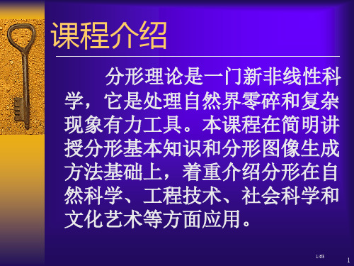 分形及其应用(选修课)1市公开课一等奖省赛课微课金奖PPT课件