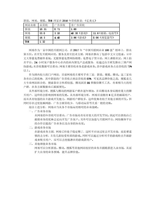 企业战略管理-形考作业三