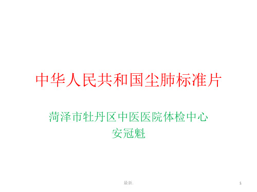 全版尘肺标准片.ppt