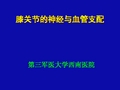 最新膝关节的神经与血管支配-药学医学精品资料