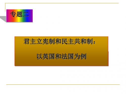 法国的民主共和制与半总统半议会制PPT课件1