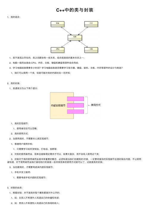 C++中的类与封装