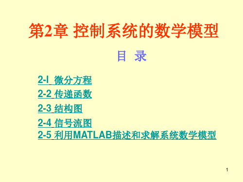 第2章控制系统的数学模型[145页]