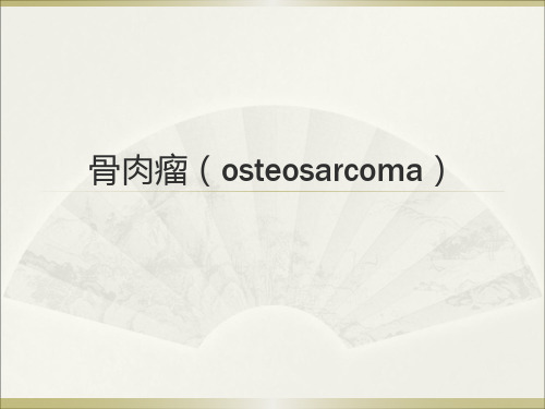 骨肉瘤(osteosarcoma)