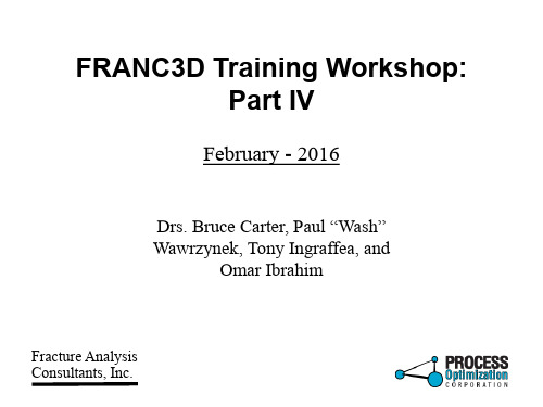 FRANC3D-V7-Training-Part-4