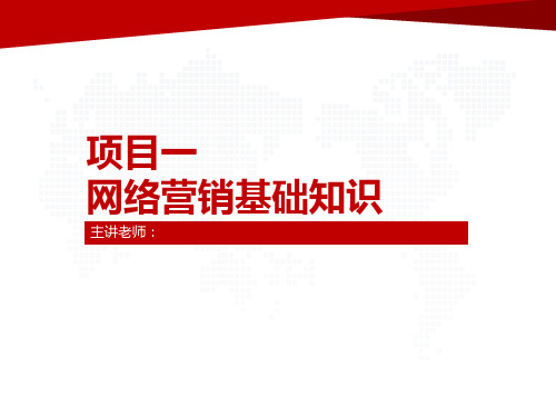 《电子商务新媒体营销》教学课件—第1章 网络营销的基础知识02了解传统的网络营销模式