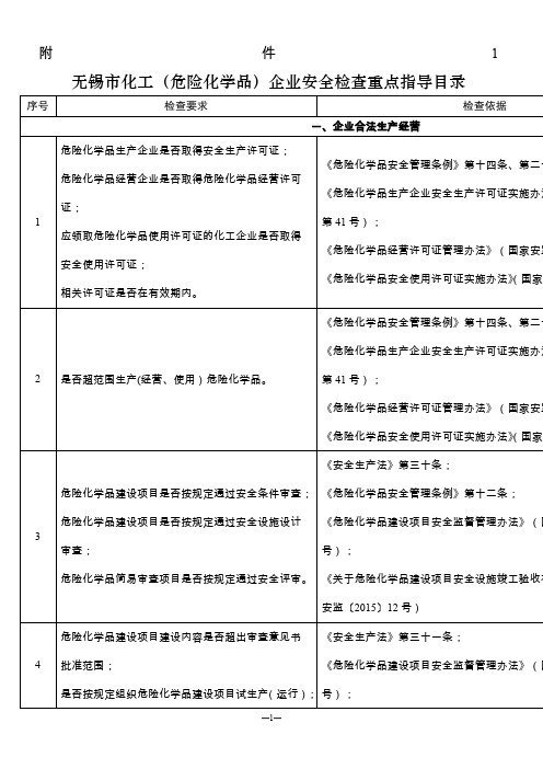 关于印发江苏化工危险化学品-无锡安全生产监督管理局