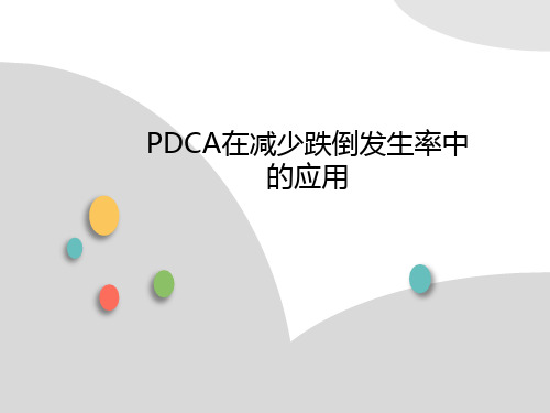 PDCA→跌倒