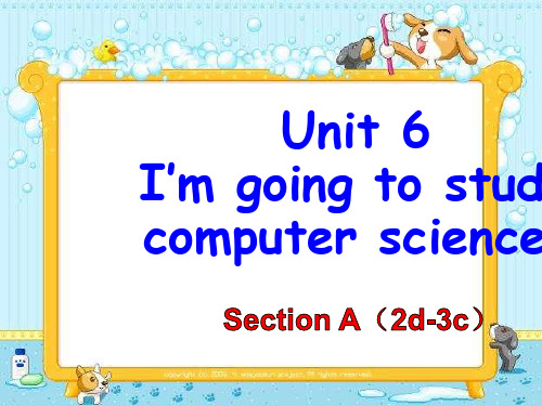 八年级上册英语Unit 6 SectionA (2d-3c)课件(共27页)