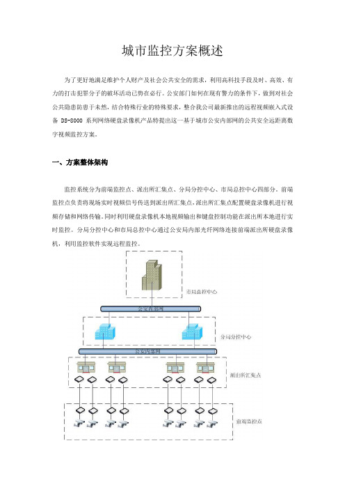 平安城市监控方案概述