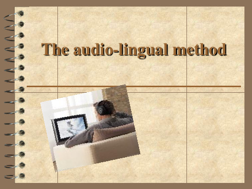 audio-lingual method