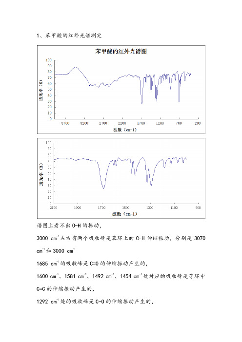 红外光谱测定有机物的结构