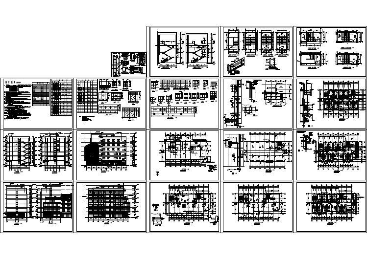 某宾馆全套cad规划建筑设计施工图纸