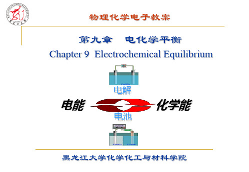 第九章电化学-可逆电池