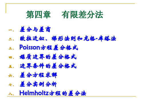 计算电磁学-第4章-有限差分法