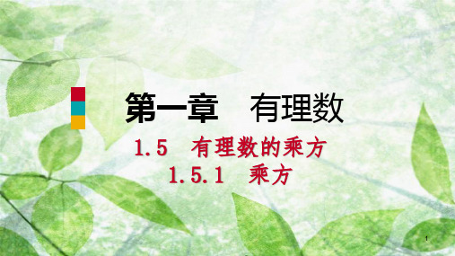 七年级数学上册 第1章 有理数1.5.1 乘方 第2课时 有理数的混合运算(听课)课件