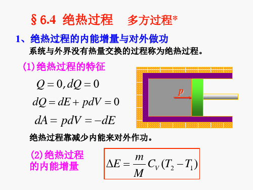 6.4 绝热过程和多方过程