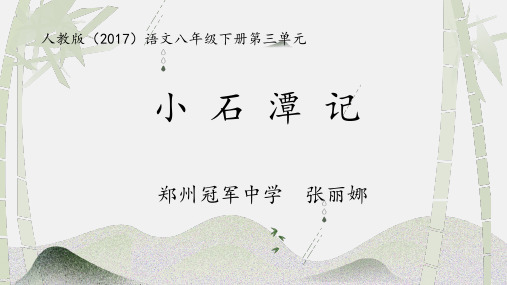 二十一小石潭记