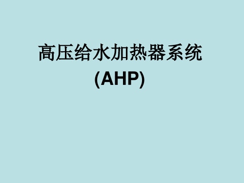 高压给水加热器系统(AHP)