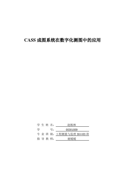 CASS成图系统在数字化测图中的应用(论文)